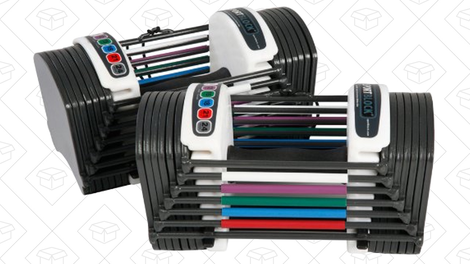 Power Block 24-Pound Adjustable SpeedBlock Dumbbell | $100 | Amazon